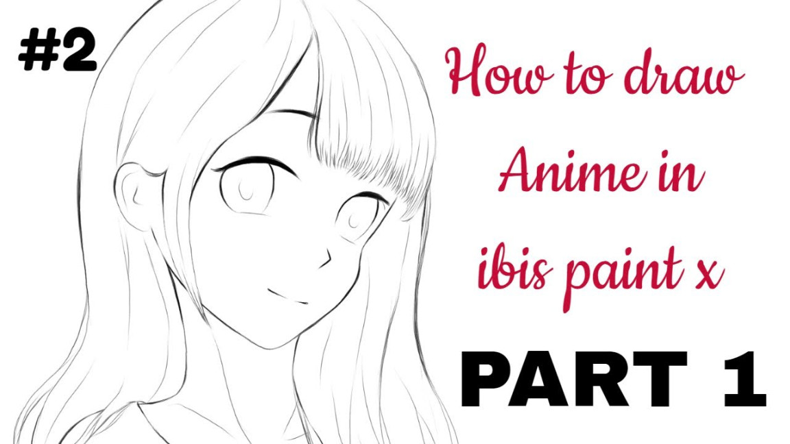 How to draw Anime character in ibis paint x beginner tutorial [ part ] #