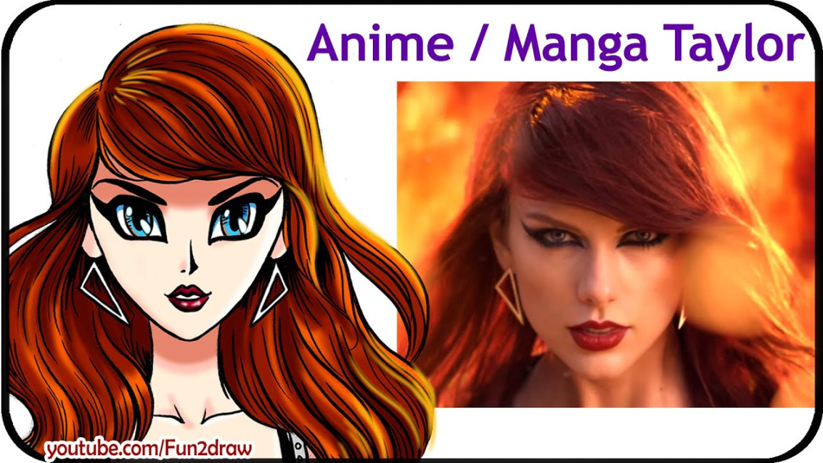 How to Draw Anime / Manga Taylor Swift Step by Step - Fundraw  How to  Draw Beautiful Anime Manga