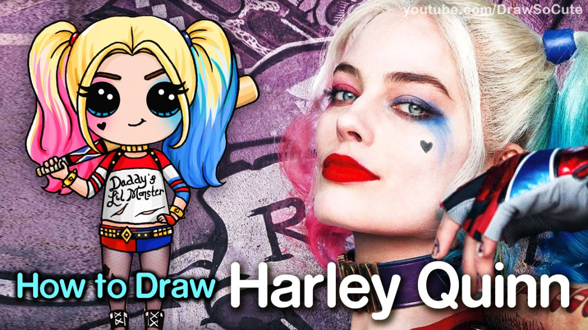 How To Draw Harley Quinn Anime